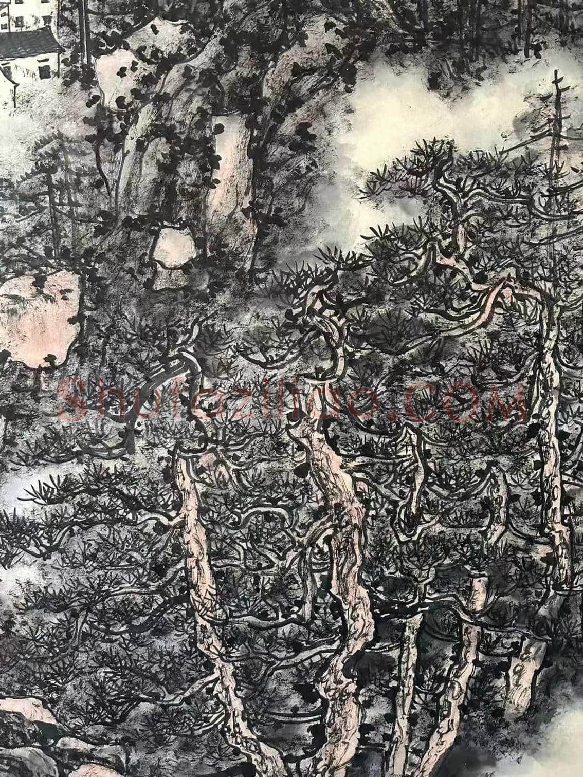 赖少其《四郭青山处处同》，珍品佳构 | 国画图片