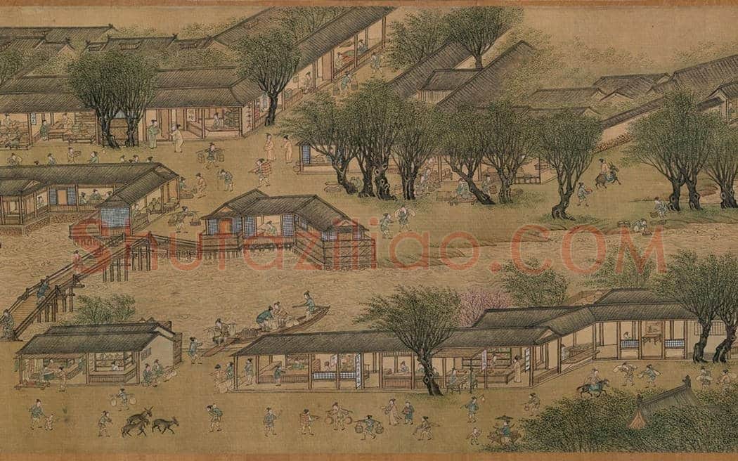 仇英《清明上河图》 欣赏 | 著名国画图片