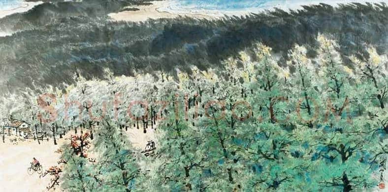 关山月作品拍卖记录丨关山月最贵作品都有哪些 | 书画学堂