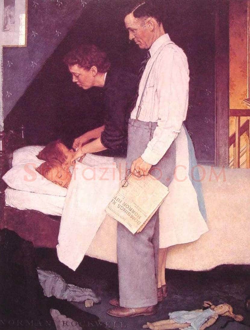 美国插画师|诺曼·洛克威尔作品欣赏 | 书画科普