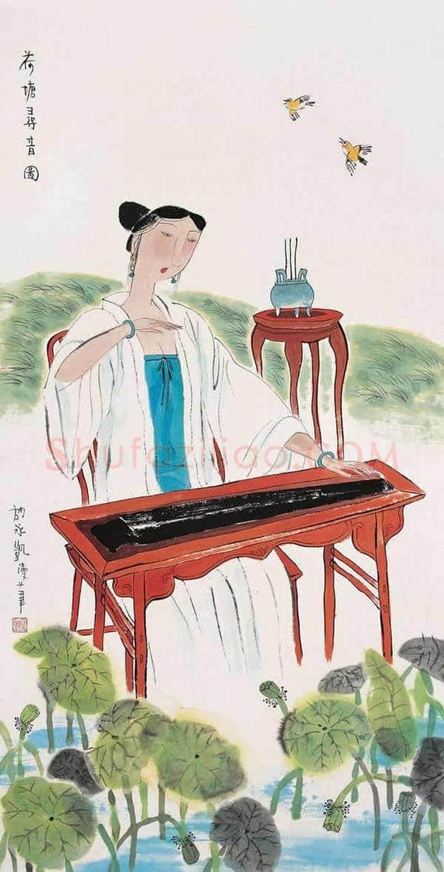 胡永凯作品欣赏-美人依旧 | 书画文摘