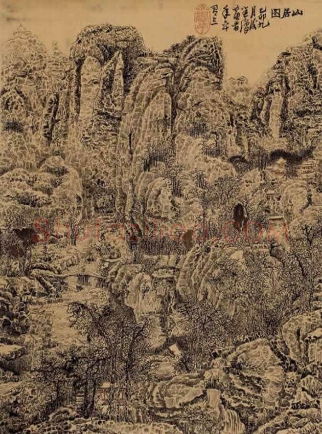 绘画奇人黄秋园作品欣赏(100幅) | 书画百科