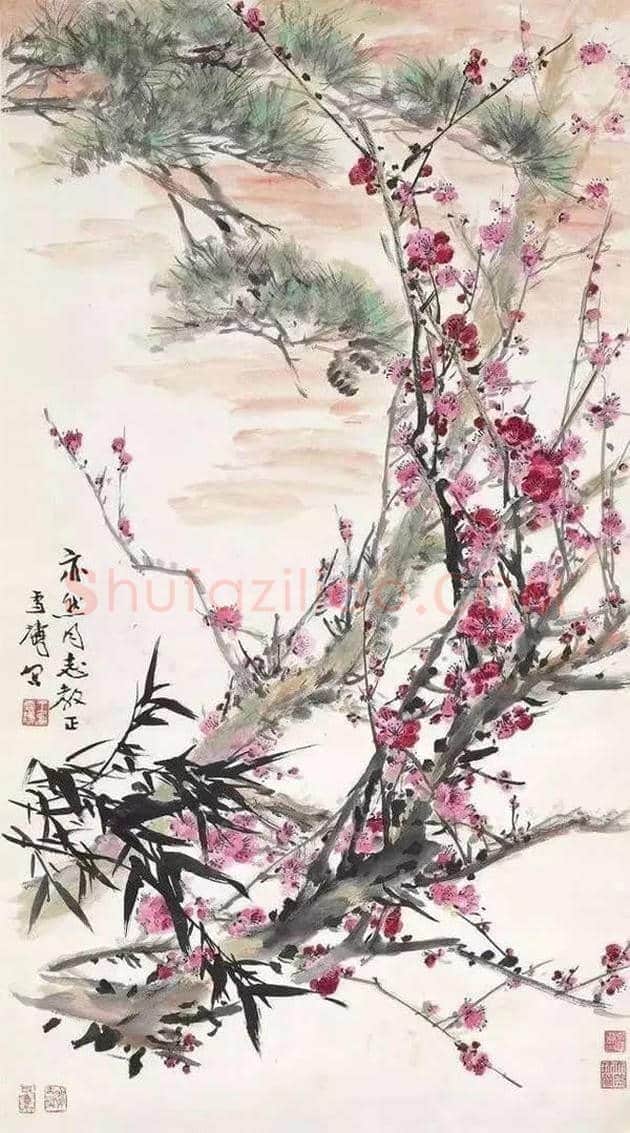 王雪涛梅花作品欣赏 | 灵性画梅 | 书画常识