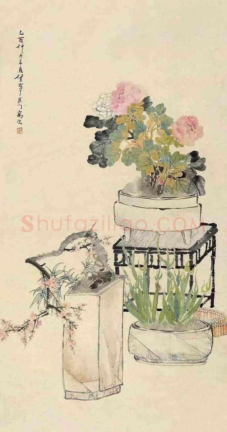 史上最全《岁朝清供图》:潘天寿、张大千、梅兰芳等 | 书画学堂