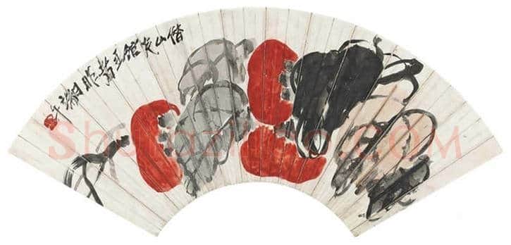 齐白石画笔下的柿子，事事如意 | 书画常识