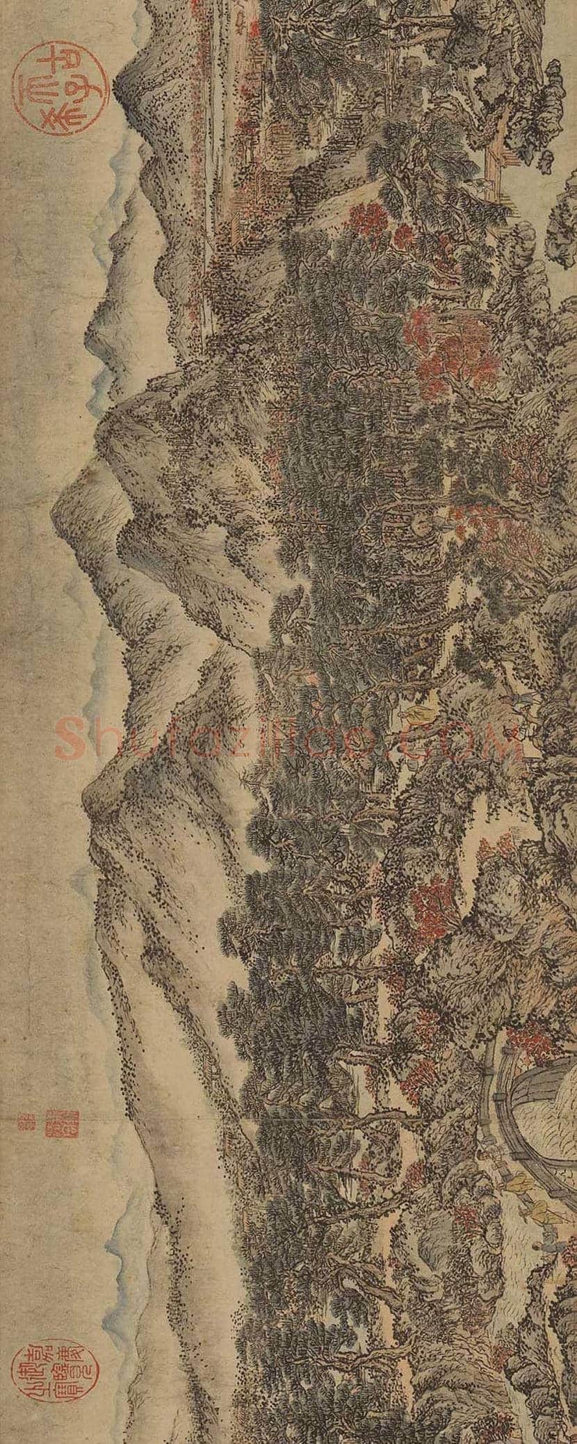 王蒙《太白山图》- 中国传世名画 | 著名国画鉴赏