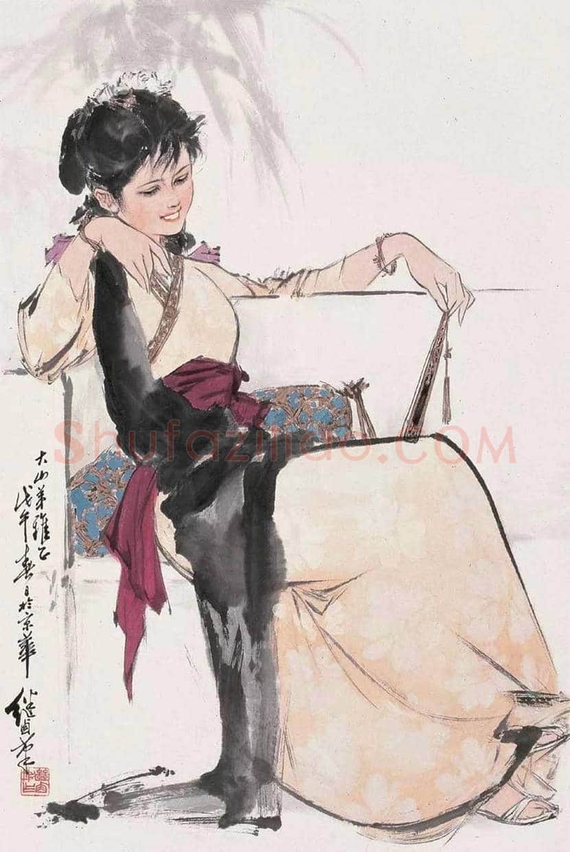 刘继卣先生笔下美女画欣赏 | 书画百科