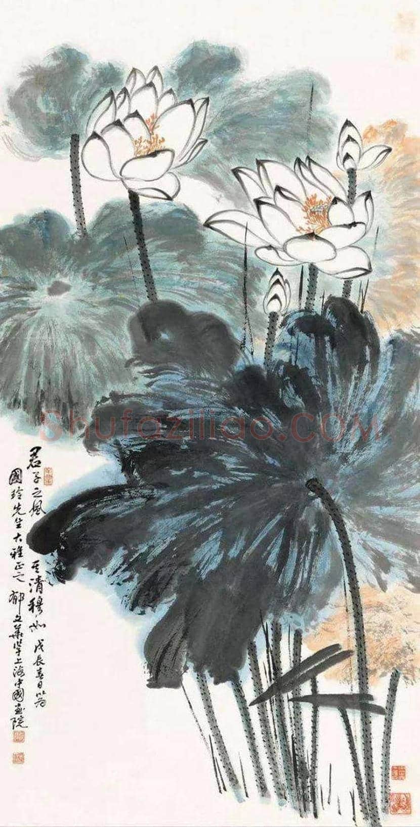 郁文华作品欣赏 | 书画资料