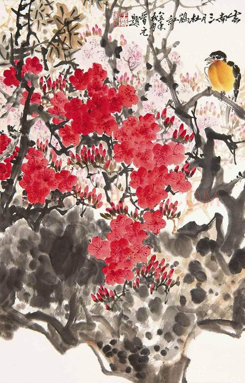 王晋元花鸟画作品欣赏 | 书画学堂