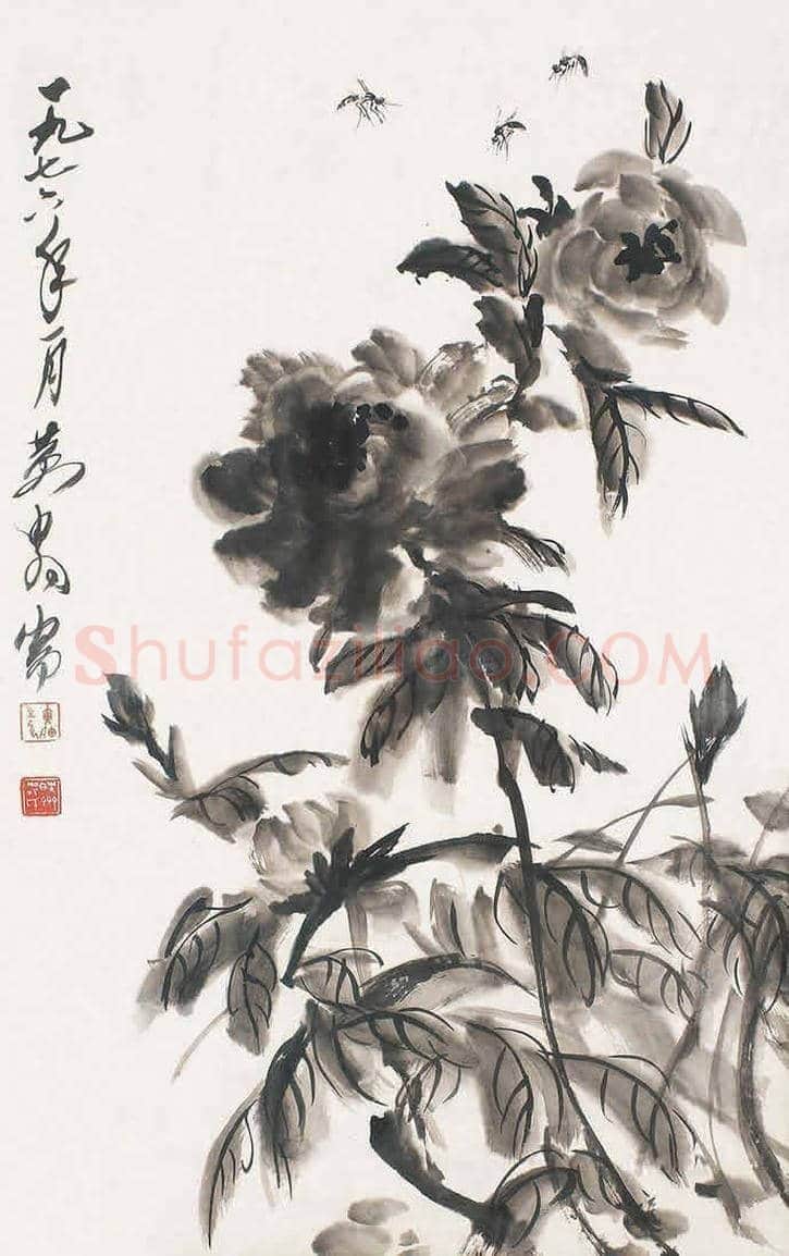 黄胄花卉作品，极少见！ | 书画文摘