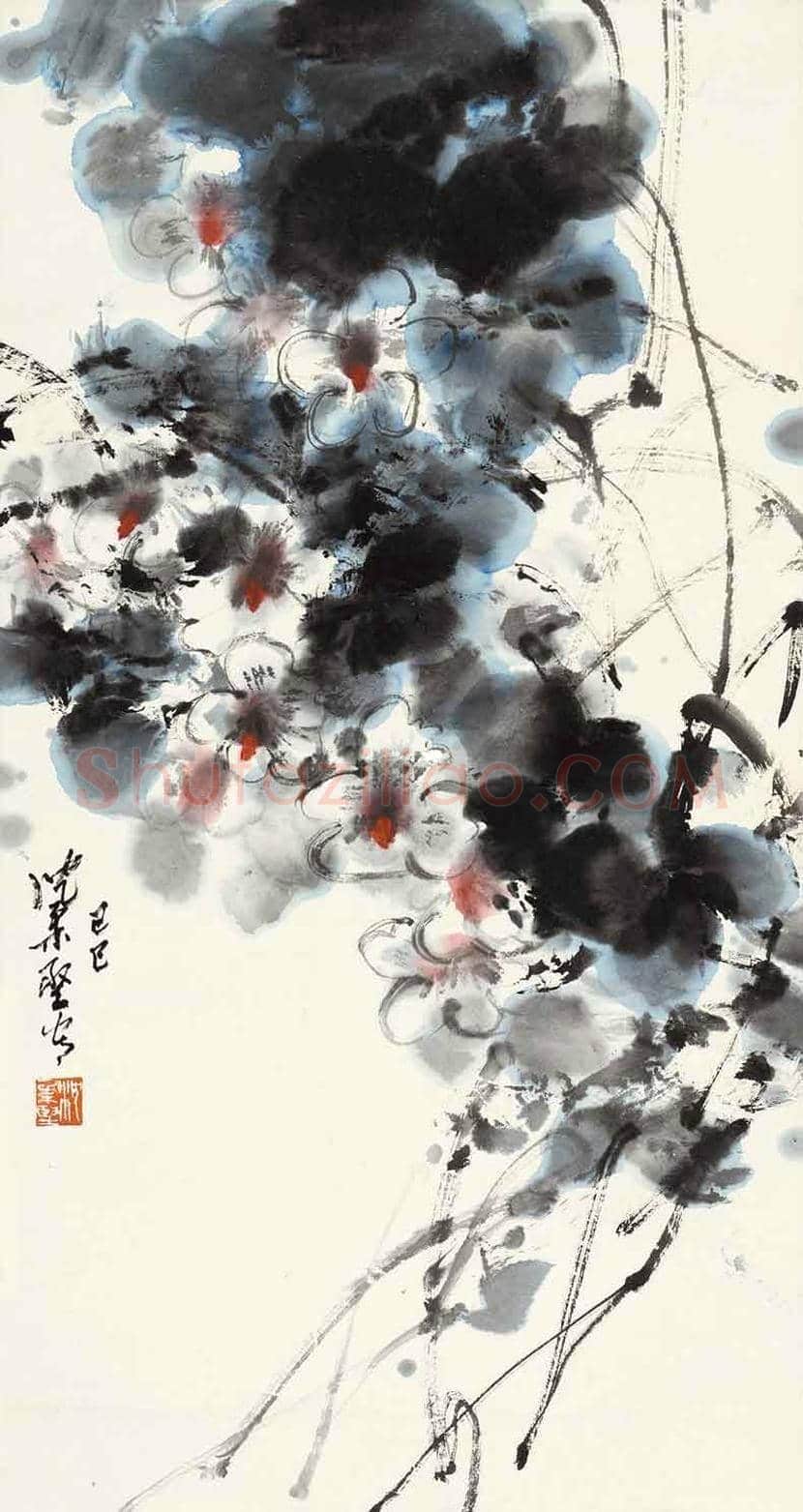 沈柔坚花鸟画作品欣赏 | 书画科普