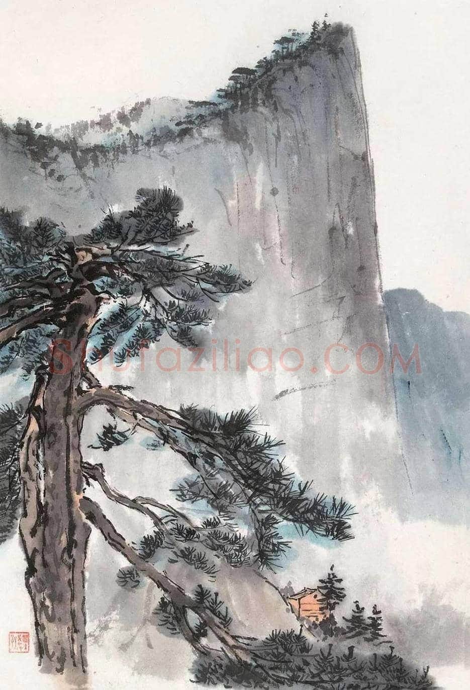 叶浅予山水画作品欣赏 | 书画百科