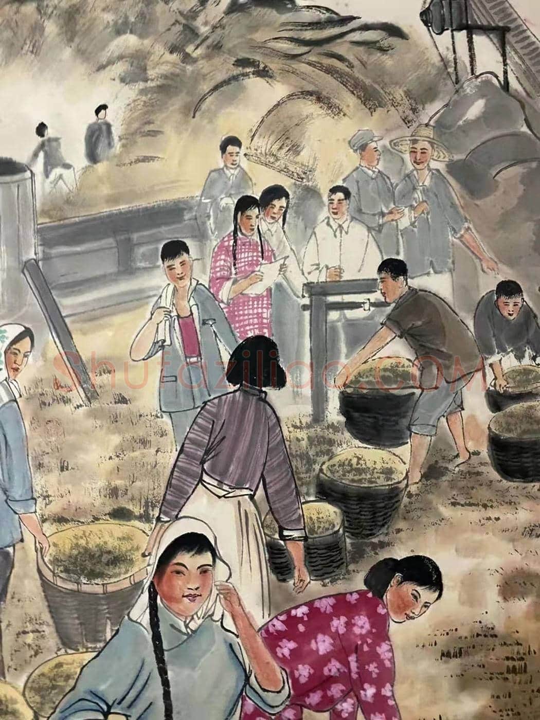 陆俨少人物画《好时节》，首度面世 | 国画赏析