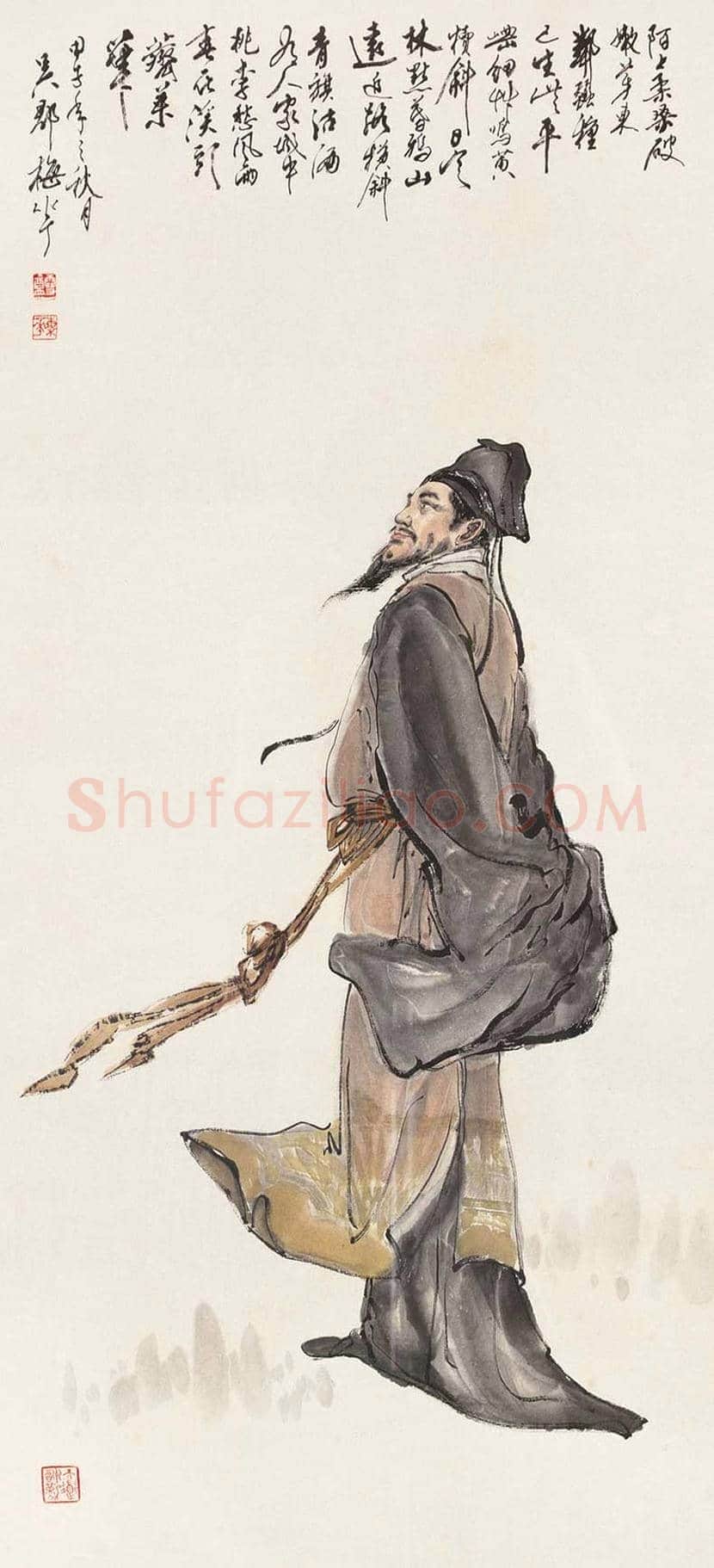 颜梅华人物画欣赏 | 书画百科