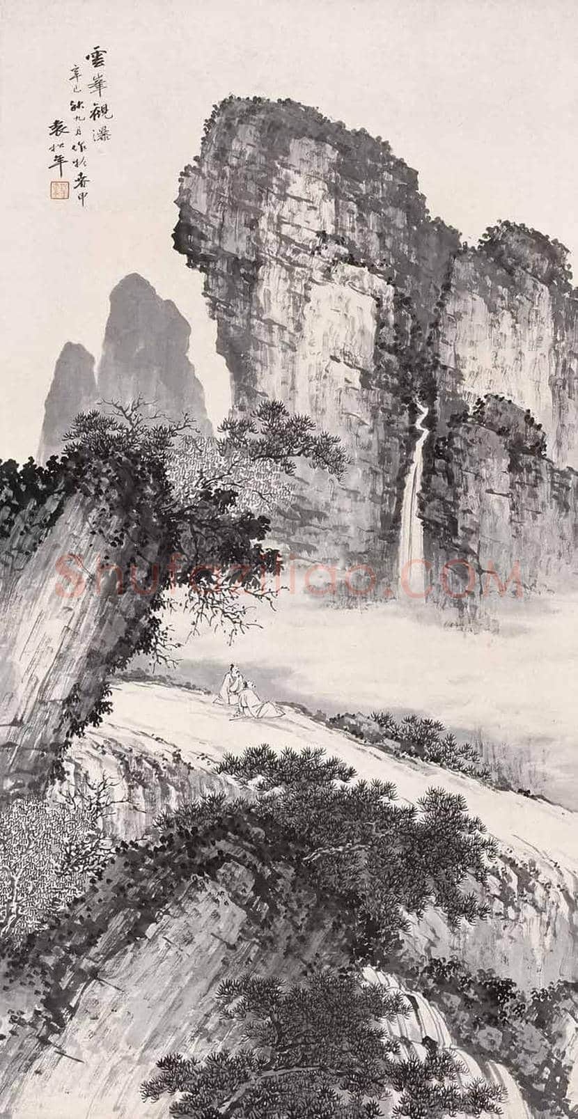 袁松年山水画作品欣赏 | 书画讲解