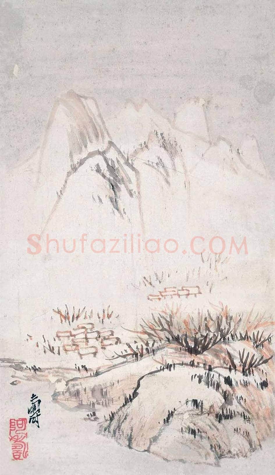 潘天寿山水画欣赏 | 书画科普