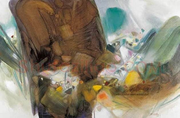 朱德群(1951-2004期间)作品欣赏 | 书画百科