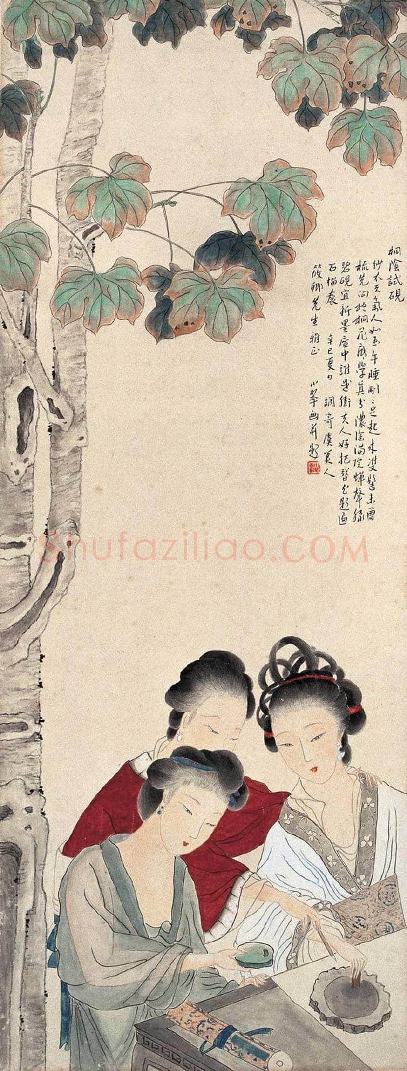 陈小翠人物作品欣赏 | 书画科普