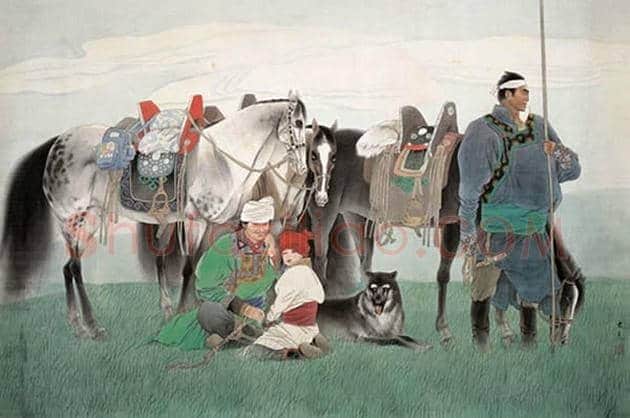 现任美协主席刘大为国画作品《瑞雪》 | 国画作品