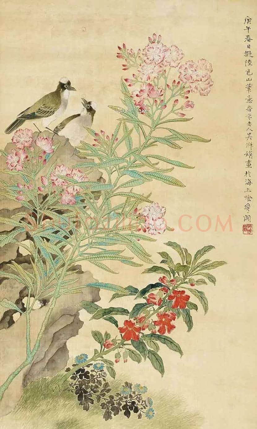 清末女画家吴淑娟作品欣赏 | 书画百科