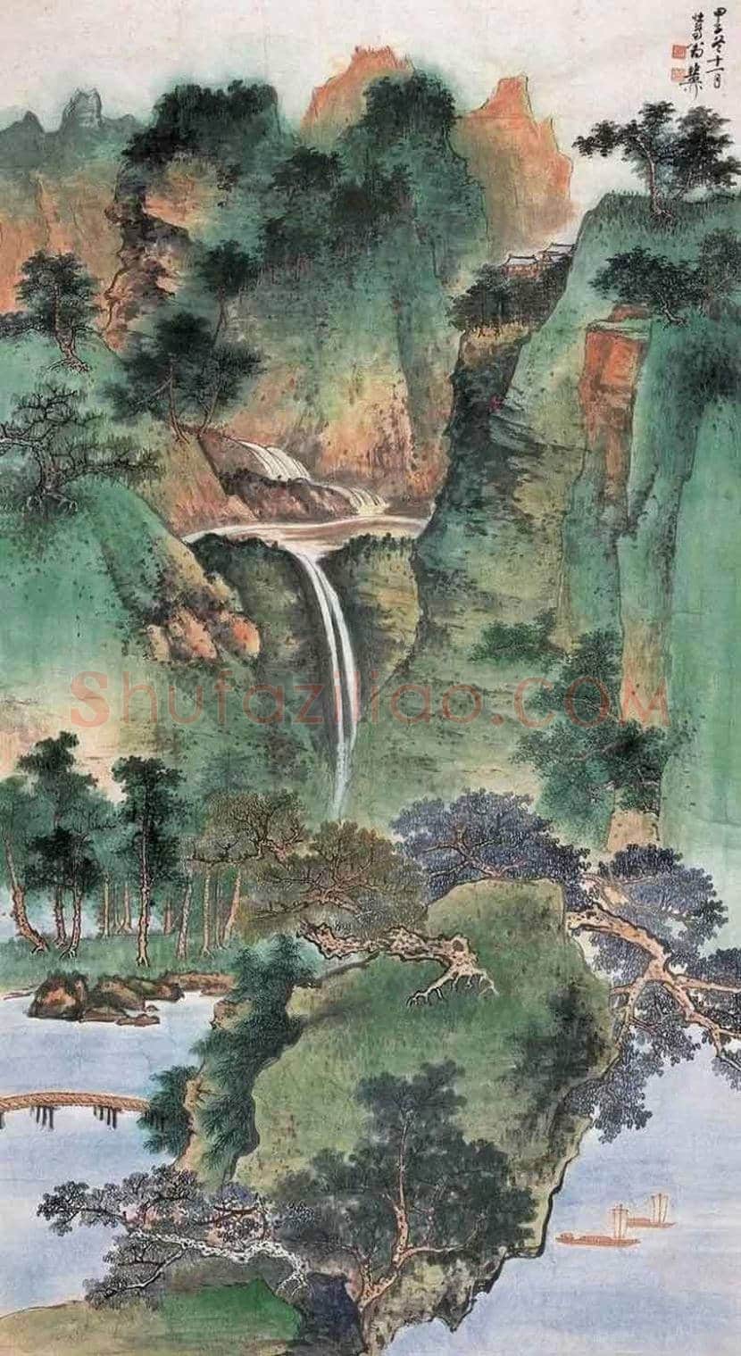 谢稚柳山水画欣赏 | 书画讲解