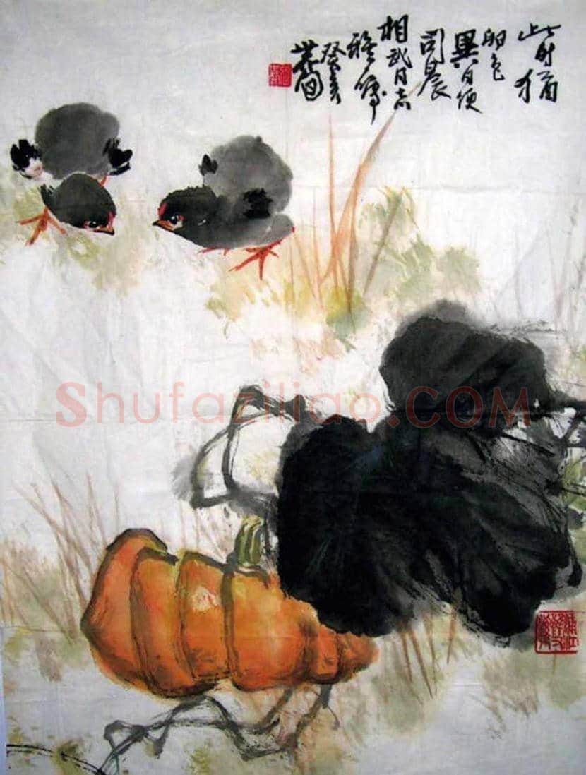张世简花鸟画作品欣赏 | 书画学堂