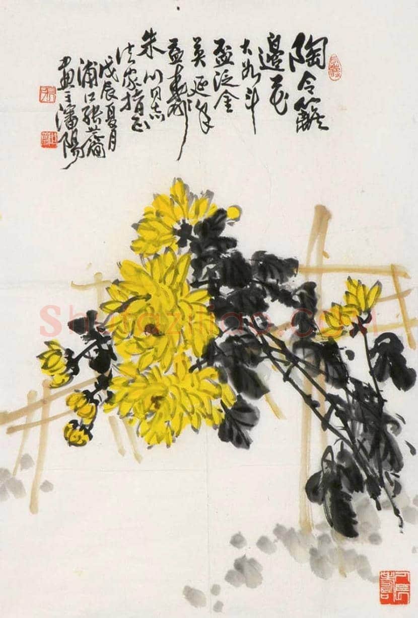 张世简花鸟画作品欣赏 | 书画学堂