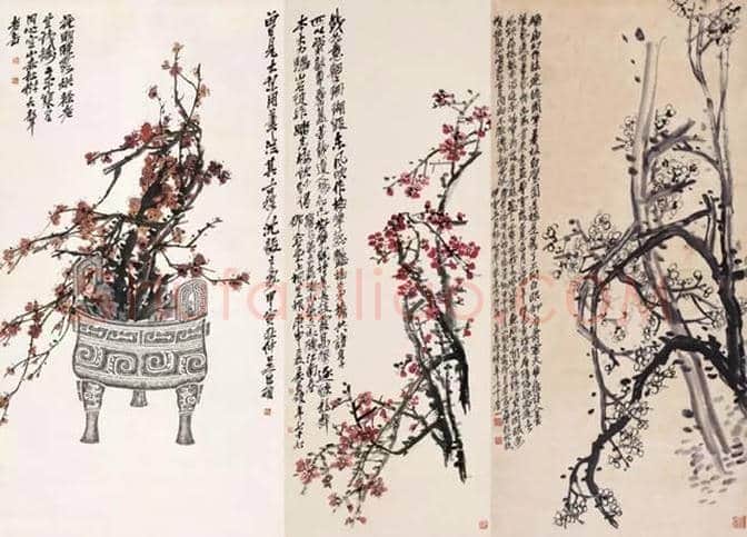 吴昌硕 | 金石入画，艳而不俗 | 书画知识
