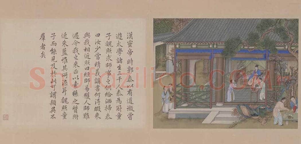 冷枚《养正图册》图赏 | 著名国画欣赏