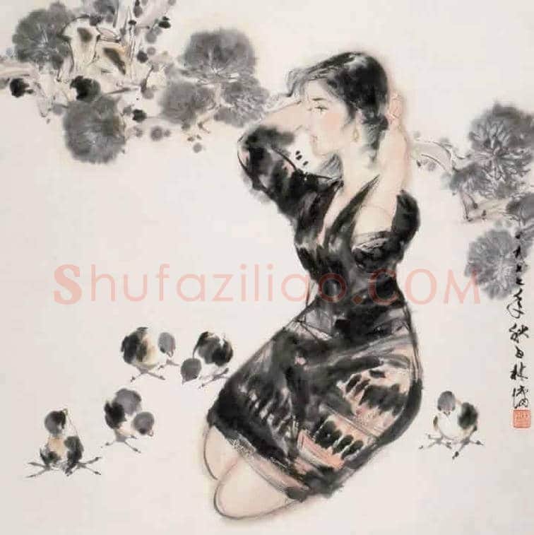 林墉精品水墨人物作品欣赏 | 书画讲解