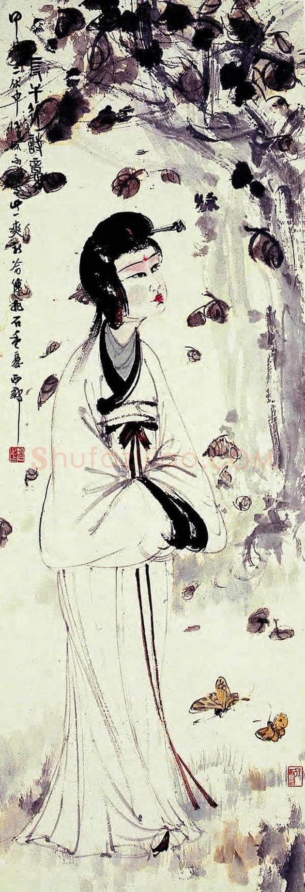 傅抱石人物画大全 | 书画学堂