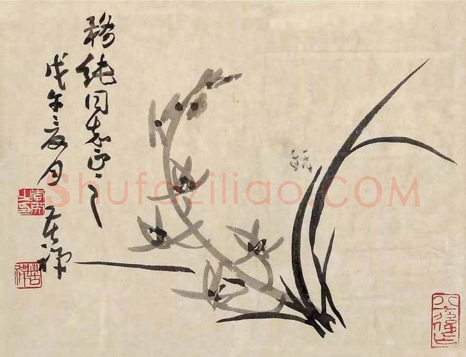 李苦禅笔下的梅兰竹菊 | 书画学堂