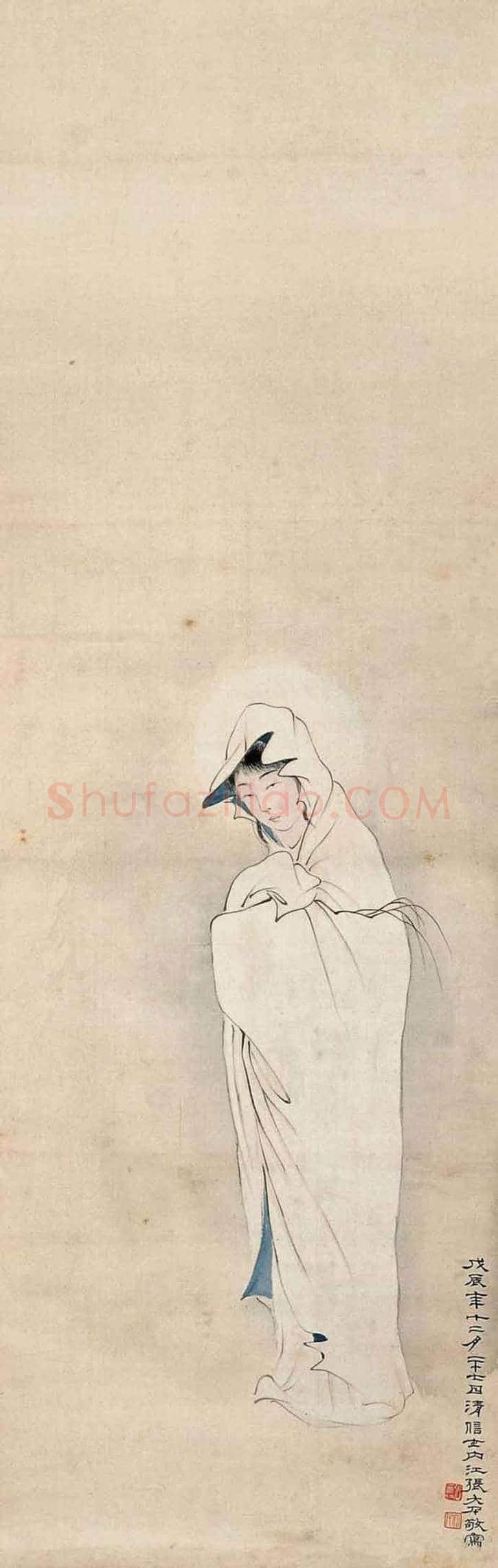 张大千笔下的观音画像 | 书画文摘