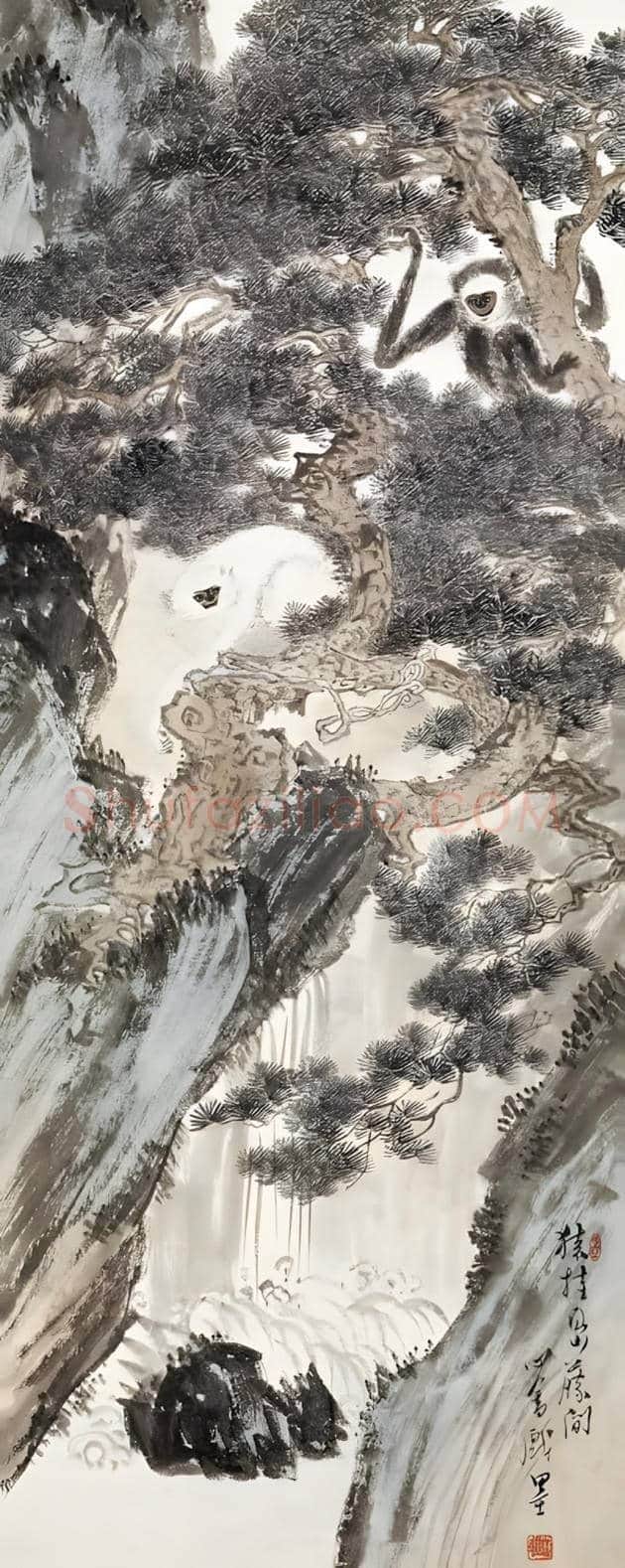 溥心畬画作欣赏 | 书画科普