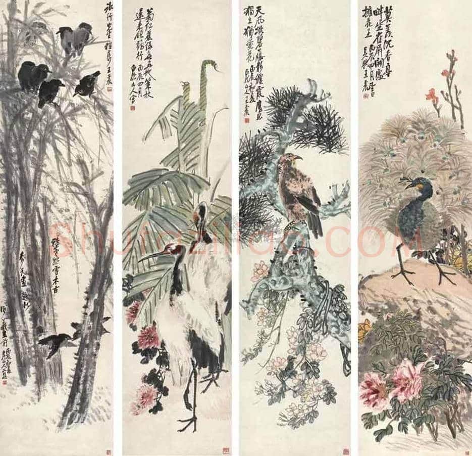 王震即是商业巨子，又是画界精英！ | 书画百科
