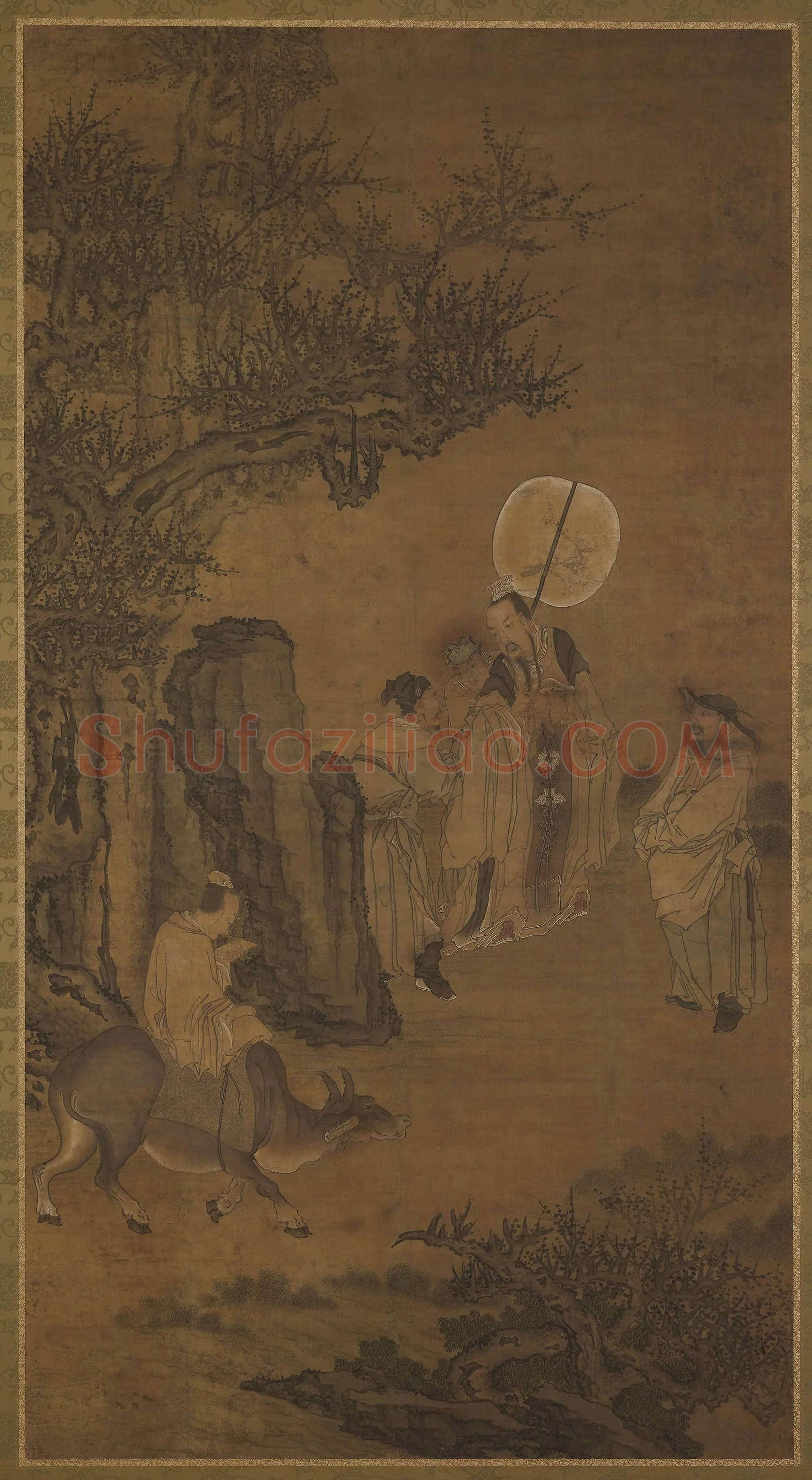 胡彦龙《牛角挂书图》欣赏 | 书画学堂