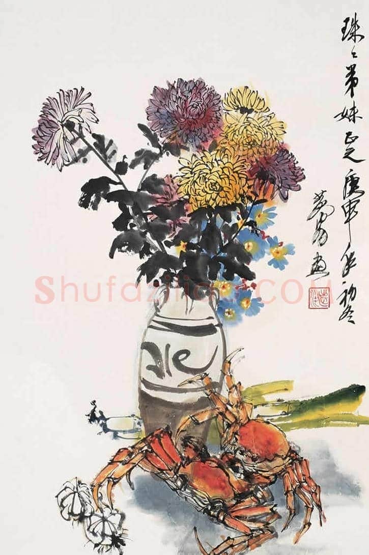 黄胄花卉作品，极少见！ | 书画文摘