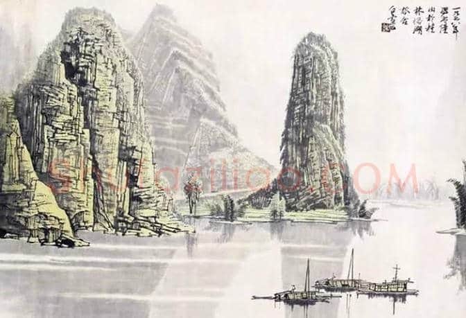 白雪石绘画作品《桂林山水》欣赏(100幅) | 书画文摘