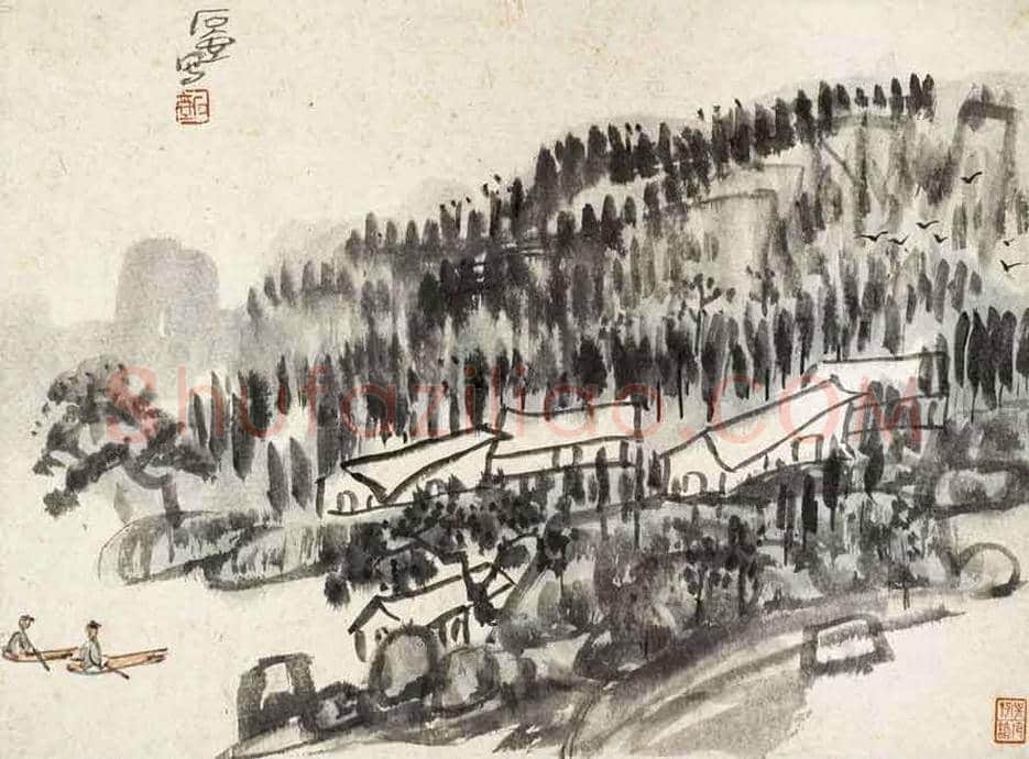 陈子庄山水画作品欣赏 | 书画文摘