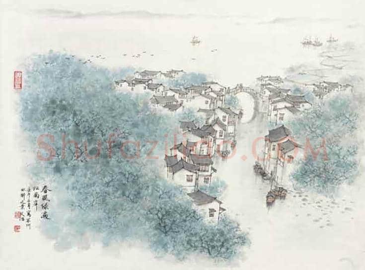 宋文治泼彩山水令人沉醉，可媲美张大千！ | 书画讲解