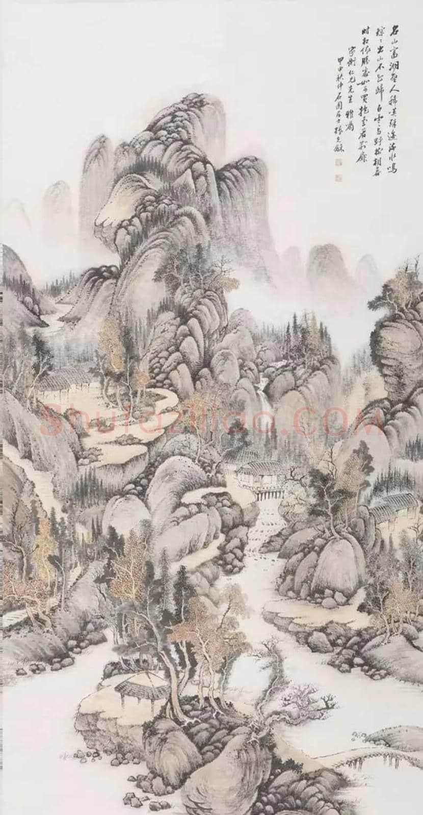 张石园山水画作品欣赏 | 书画文摘