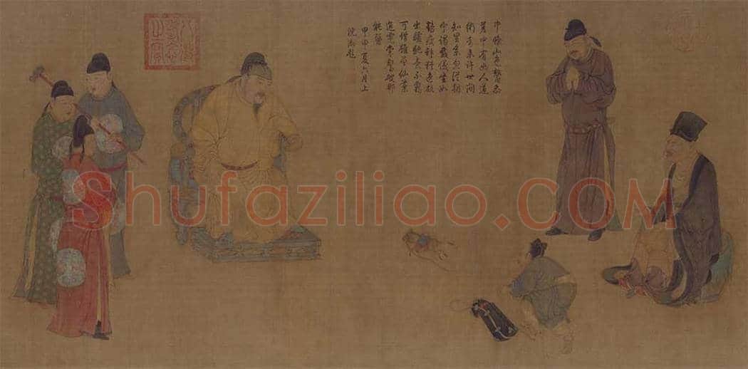 任仁发作品《张果老见明皇图》欣赏 | 著名国画欣赏