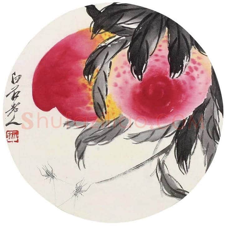 这二十位名家画的寿桃，精彩纷呈！ | 书画资料