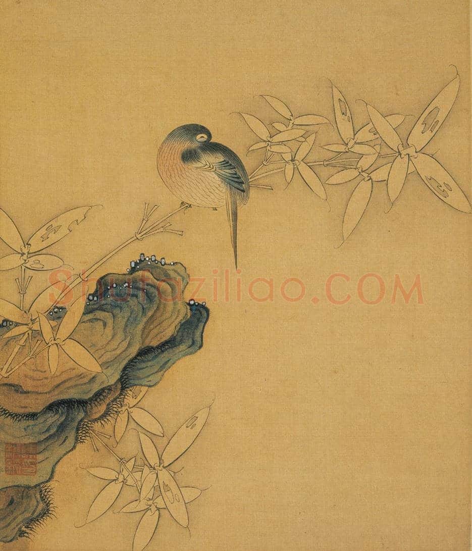 陈洪绶《花鸟精品册》 图赏 | 传世国画赏析