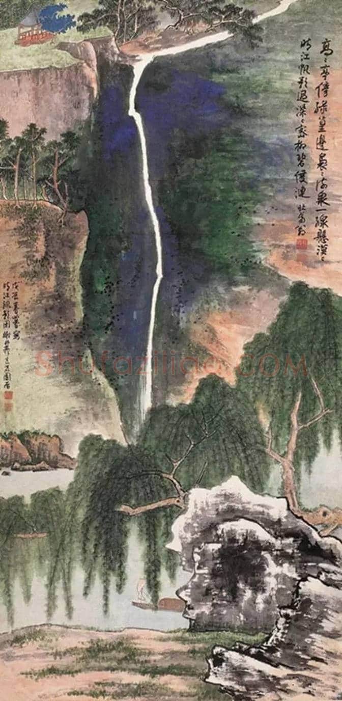 谢稚柳的泼彩作品欣赏 | 书画常识