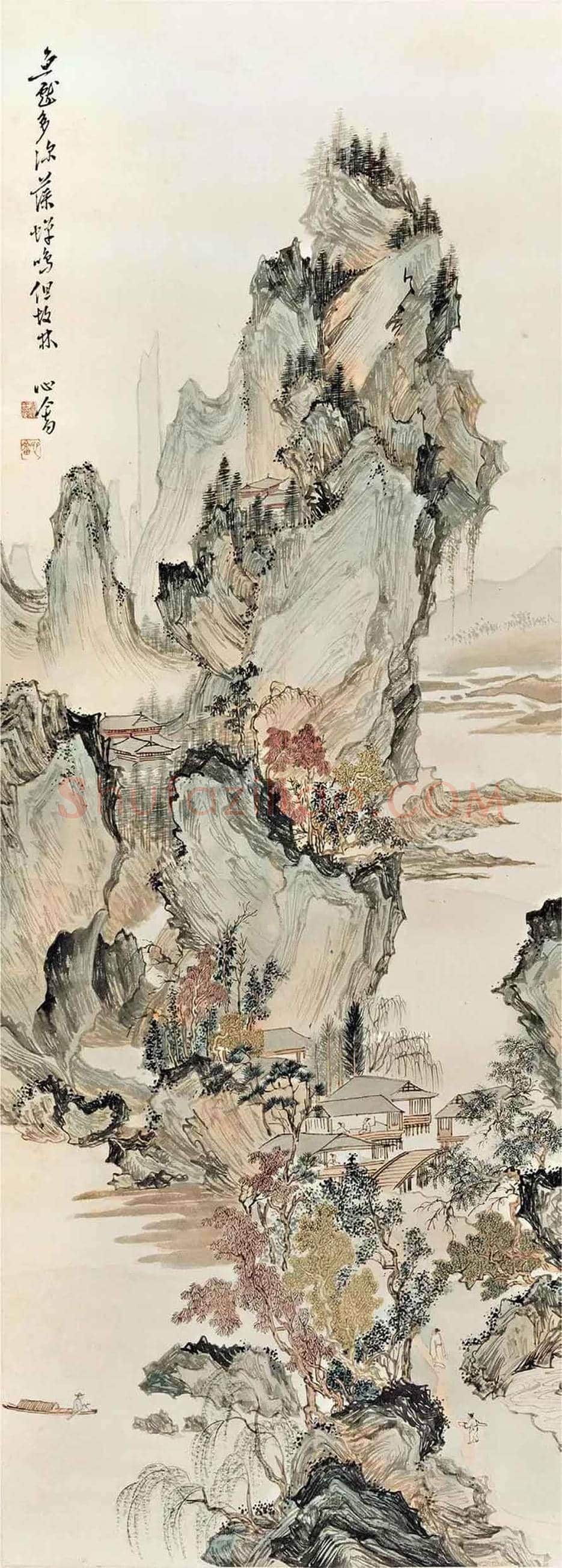 溥儒山水画欣赏 | 书画百科