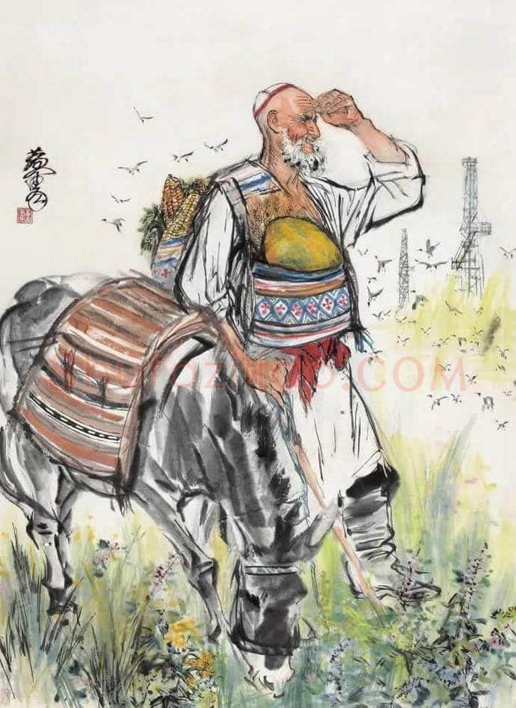 黄胄高清作品欣赏,喜欢书画者不可错过! | 书画常识