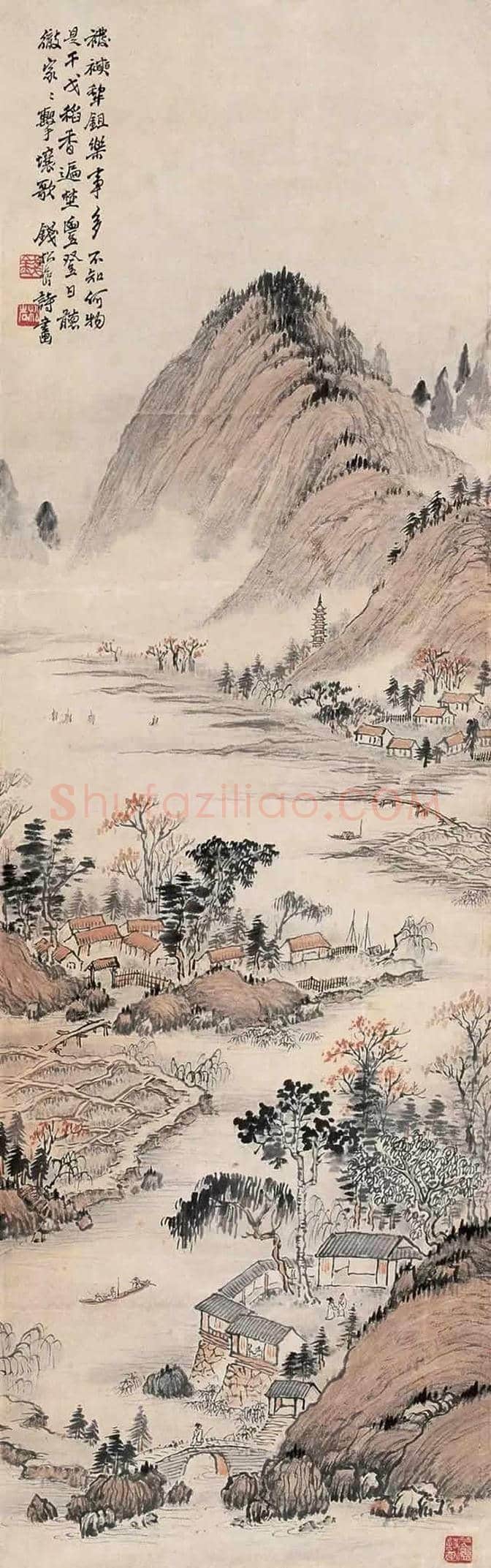 钱松岩丨钱松喦谈绘画 | 书画讲解