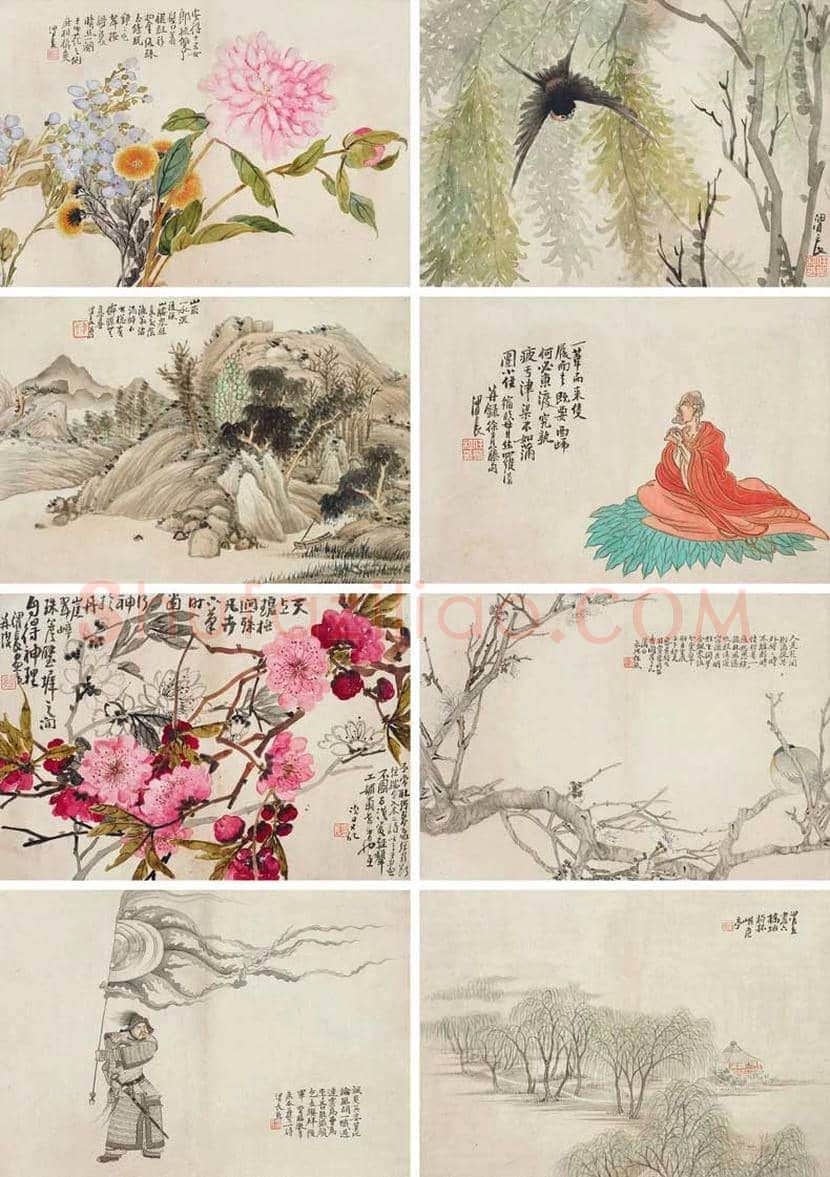 任熊作品欣赏 | 书画科普