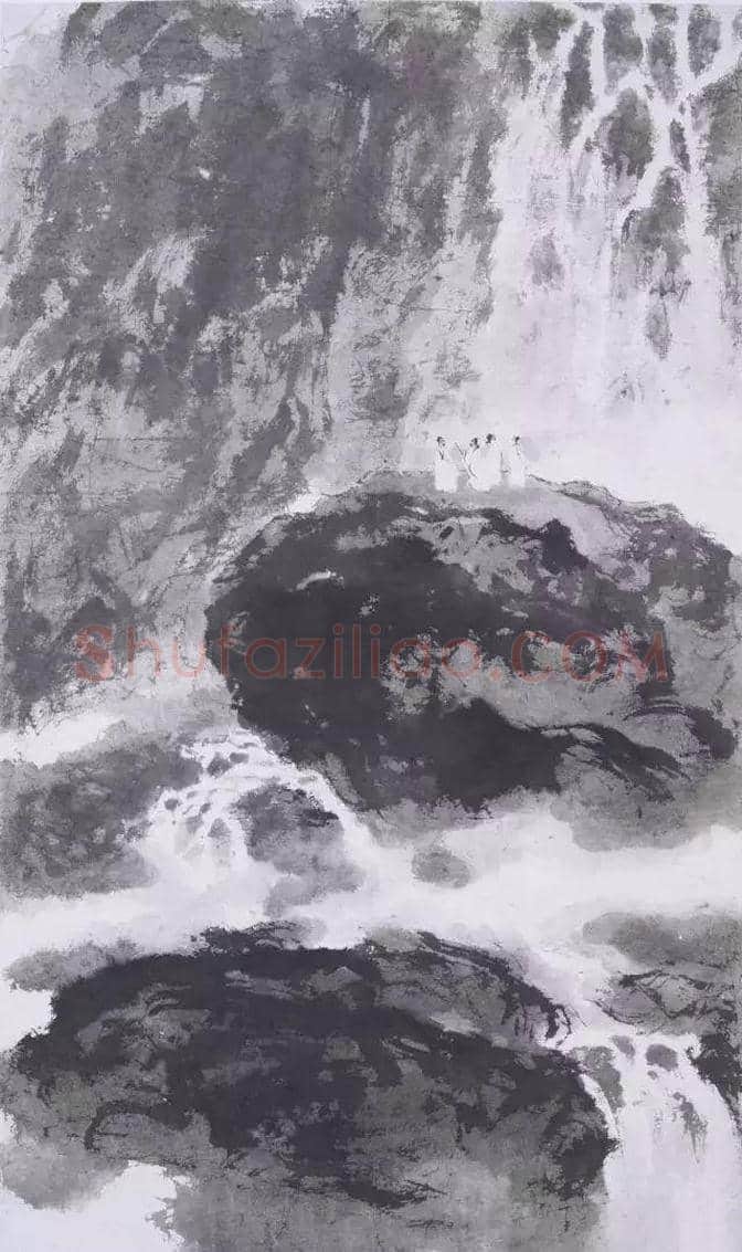 夏日看傅抱石笔下的瀑布，别样的清凉！ | 书画常识